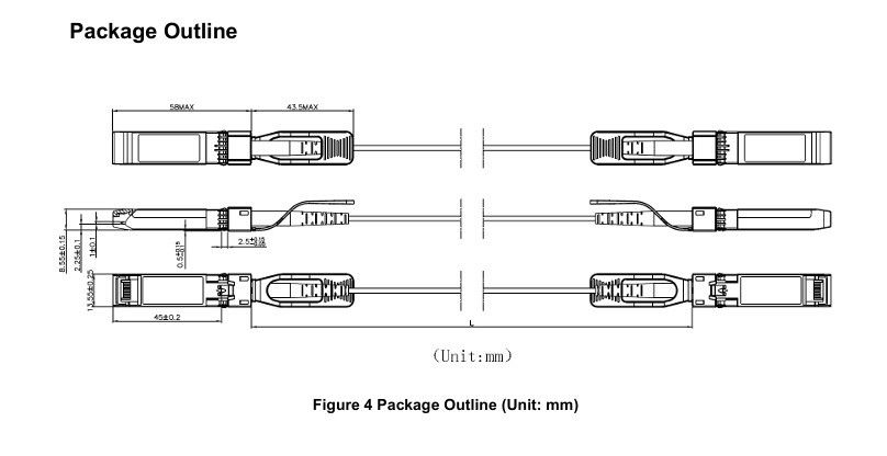OM3/OM4 Multimode Fiber 25G SFP28 850nm Frekans aralığı ve kolay Plug-and-play Kurulumlu AOC Aktif Optik Kablo