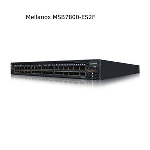 100Mbps iletim hızı Mellanox Msb7800-Es2f Infiniband Switch 36 Qsfp28 Port 40 Bloklamayan Portlar 1u Boyut Ib Switch