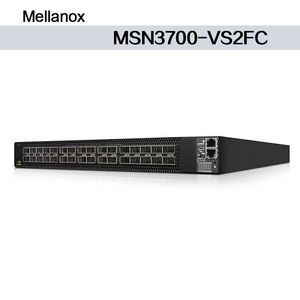 200g İletim Hızı Mellanox Switch MSN3700-Vs2FC Nvidia Tabanlı 1u Açık Ethernet Switch, 43.6*433.2*590.6 mm Boyutunda