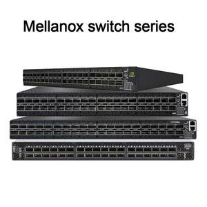 Yığınlanabilir 2u Açık Ethernet Anahtarı, 64 Qsfp28 Portu ve Çift Güç Kaynağı Teknolojisi Infiniband İşlevi Yığınlanabilir