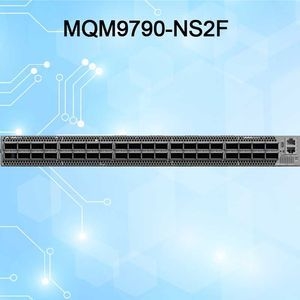 Hızlı Vlan Destek Mellanox Nvidia Qm9790 1u Ndr 400gbps Kesintisiz Ağı için Infiniband Switch Mqm9790-Ns2f