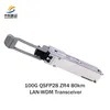 Fiyat Pazarlığına Açık Stok Yüksek Hızlı 100g Qsfp28 Zr4 80km Alıcı-Verici Modülü Güvenilir Ağ Oluşturma İçin