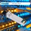 Ağ için Yüksek Performanslı 10g SFP + Alıcı Modülü 10km Tek Mod Fiber Hot Pluggable Düşük Güç Tüketimi RoHS