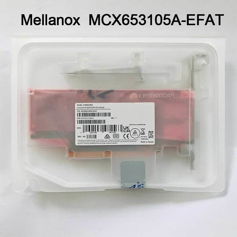 Sunucu için 100g MCX653105A-EFAT Mellanox Ağ Kartı ConnectX-6 VPI Adaptörü