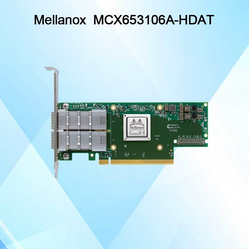 ConnectX-6 MCX653106A-HDAT VPI Mellanox Ağ Kartı 200Gb/S InfiniBand Ve Ethernet Adaptörü