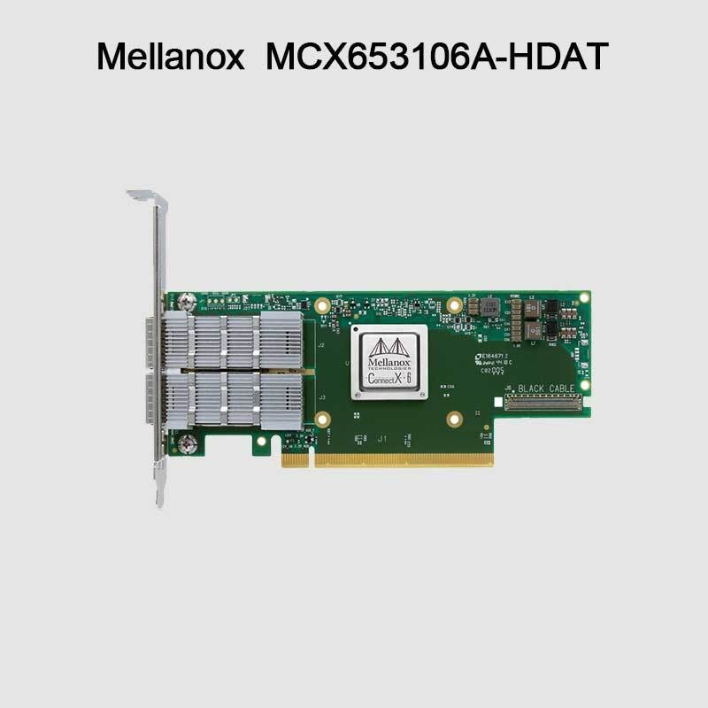 ConnectX-6 MCX653106A-HDAT VPI Mellanox Ağ Kartı 200Gb/S InfiniBand Ve Ethernet Adaptörü