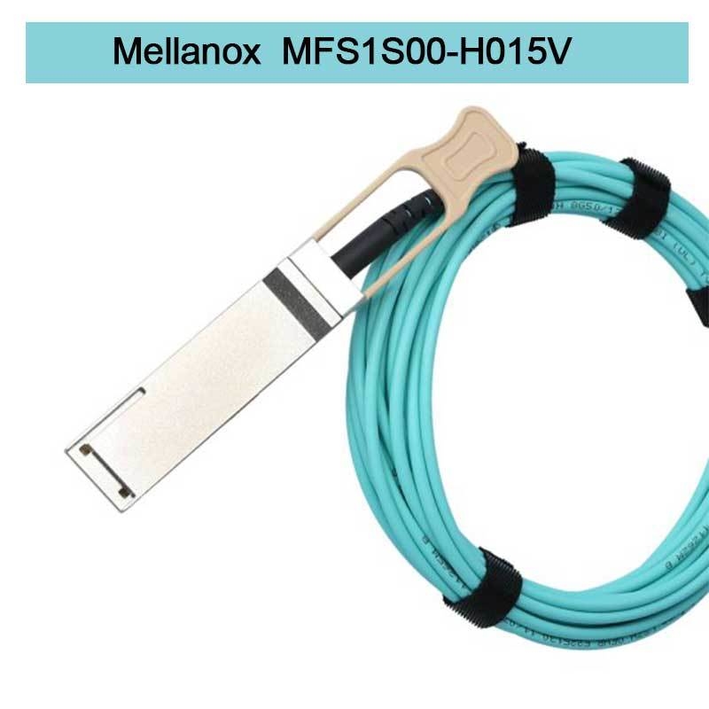 Mellanox AOC DAC kablosu MFS1S00-H015V Aoc Fiber Kablo Hızlı Verimli Veri Merkezi Bağlantıları 100GbE 25GbE