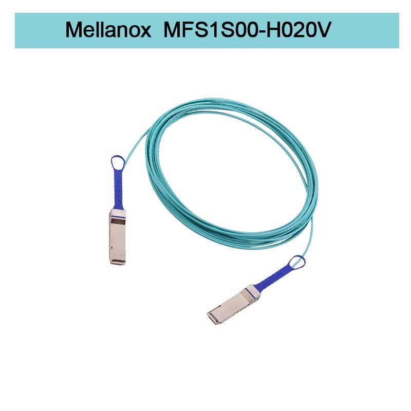 MFS1S00-H020V ((980-9I45T-00H020) Mellanox Aoc Kablosu Ethernet 200GbE QSFP56 Aktif Optik Kablolar Infiniband kablolar