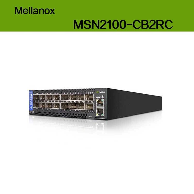 Max Speed EDR Nvidia Mellanox Spectrum Cumulus Linux MSN2100-CB2RC 16 Qsfp28 Portları ile 100gbe 1u Açık Ethernet Değiştirici tabanlı