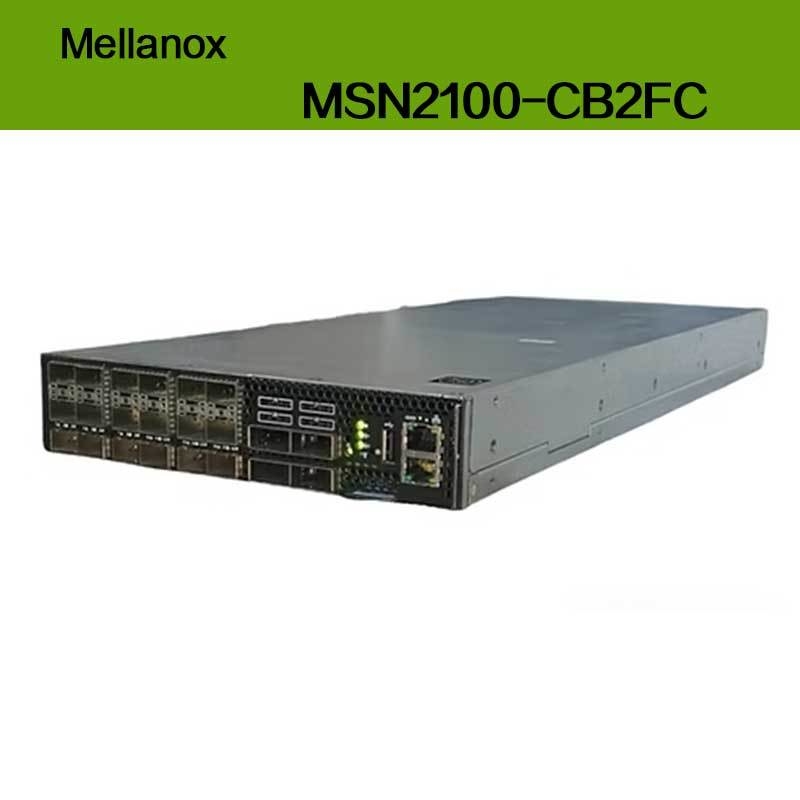 MSN2100-CB2FC Nvidia Spectrum 100gbe 1u Anahtar 1g Maksimum Hız Cumulus Linux 16 Qsfp28 Portları 2 AC Güç Kaynağı X86 2 Çekirdekli Kısa Derinlik P2c Hava Akışı