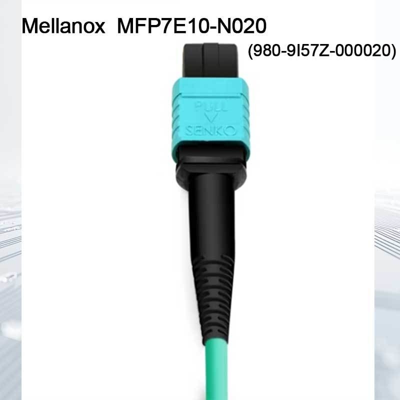 Nvidia Mfp7e10-Nxxx Optik Multimode Fiber Kablo Mfp7e10-N020 (980-9I57Z-000020) Mmf, MPO12 APC'ye MPO12 APC'ye, 20m