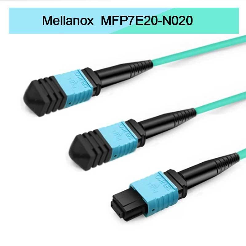 Nvidia Mfp7e20-Nxxx Optik Multimode Splitter Fiber Kablo Mfp7e20-N020 Mmf, MPO12 APC'den 2xmpo12 APC'ye