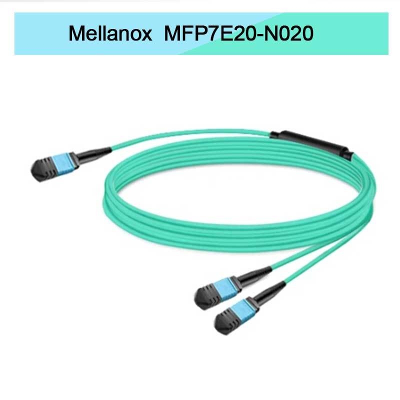 Nvidia Mfp7e20-Nxxx Optik Multimode Splitter Fiber Kablo Mfp7e20-N020 Mmf, MPO12 APC'den 2xmpo12 APC'ye