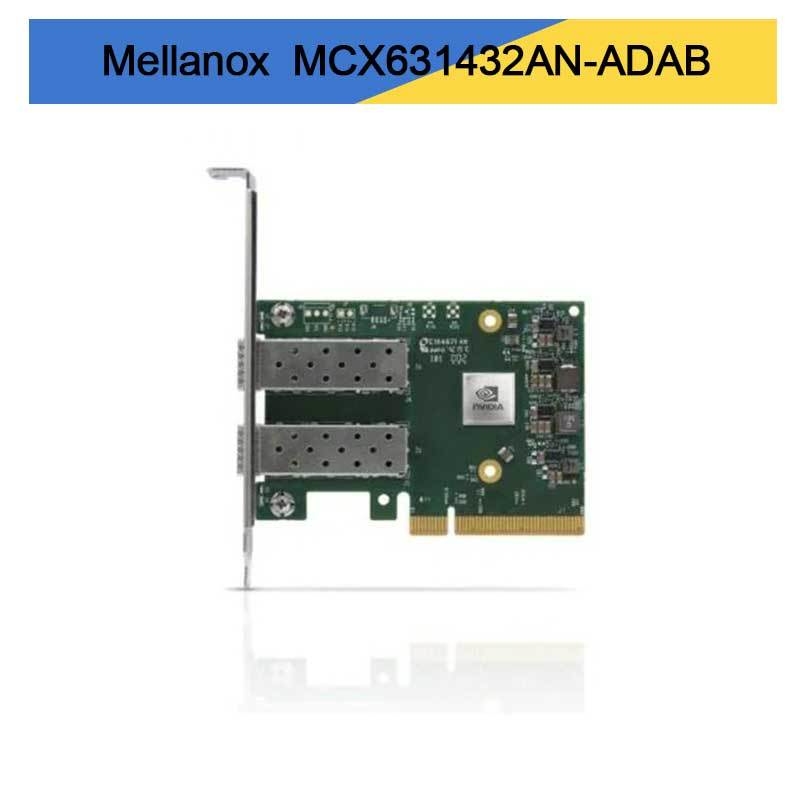 Nvidia MCX631432AN-ADAB Connectx-6 Lx En Adaptör Kartı, 25Gbe Ocp3.0, Ana Bilgisayar Yönetimi İle, Çift Portlu SFP28, Pcie 4.0 X8, Kripto Yok, Başparmak Vidası (Çekme Sekmesi) Braketi