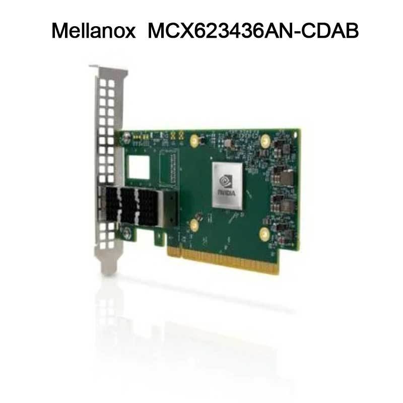 Nvidia MCX623436an-Cdab Connectx-6 Dx En Adaptör Kartı, 100GB, Ocp3.0, Anahtar Yönetimi ile, Çift Portlu Qsfp56, Pcie 4.0 X16, Kripto Yok, Parmak Çubuğu (Pull Tab)
