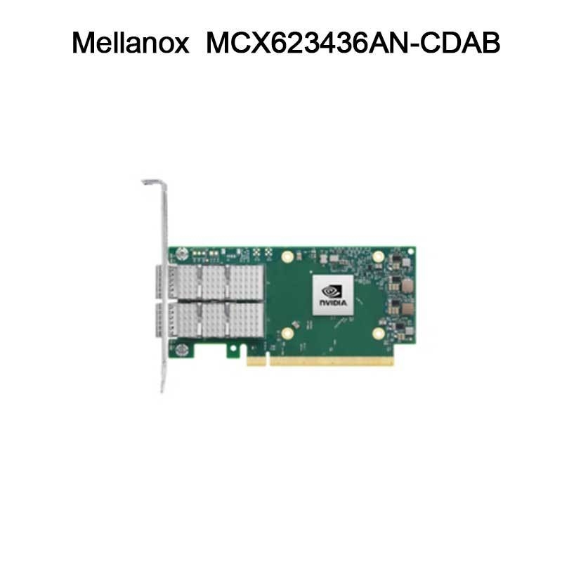 Nvidia MCX623436an-Cdab Connectx-6 Dx En Adaptör Kartı, 100GB, Ocp3.0, Anahtar Yönetimi ile, Çift Portlu Qsfp56, Pcie 4.0 X16, Kripto Yok, Parmak Çubuğu (Pull Tab)