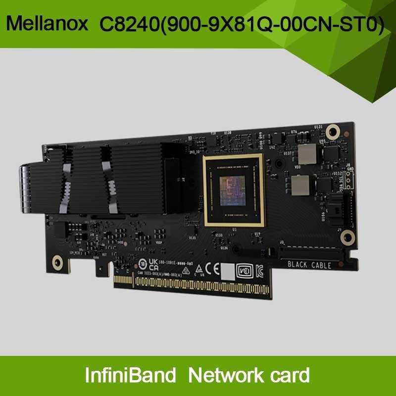 Nvidia Connectx-8 Supernic Çift Portlu Qsfp112infiniband: Ndr Ib (Özgün) Ethernet: 400gbe C8240 900-9X81q-00cn-St0