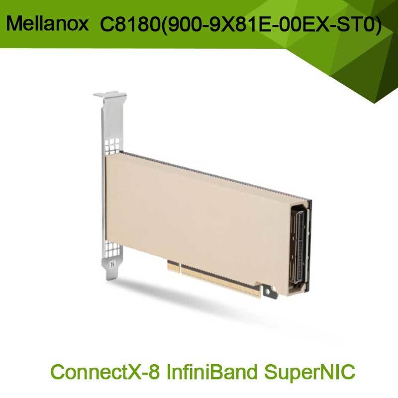 Nvidia Connectx-8 Adaptörü C8180 (900-9X81E-00EX-ST0) Tek Kafesli Osfp Infiniband: 800gbs Xdr Ib