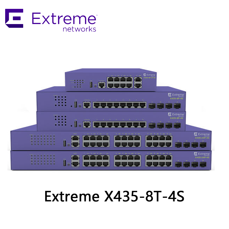 Kesintisiz Bağlantı için Extreme X435-8t-4s Serisi Yüksek Performanslı Ağ Anahtarı