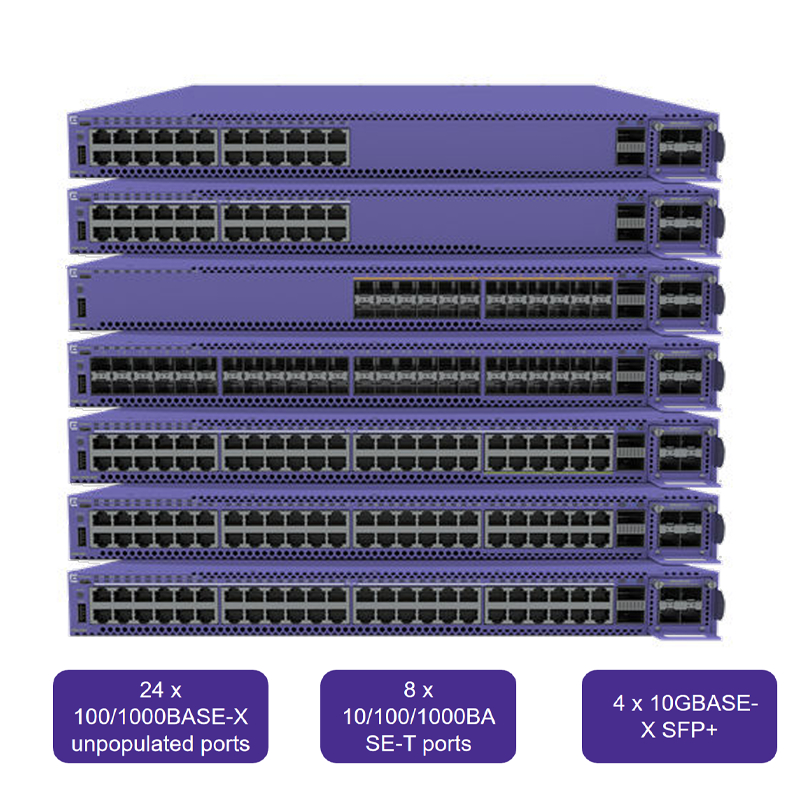 Extreme Network AVB Switch Gelişmiş Extreme 5520-24t Switch'i, Kesintisiz Veri Aktarımı İçin