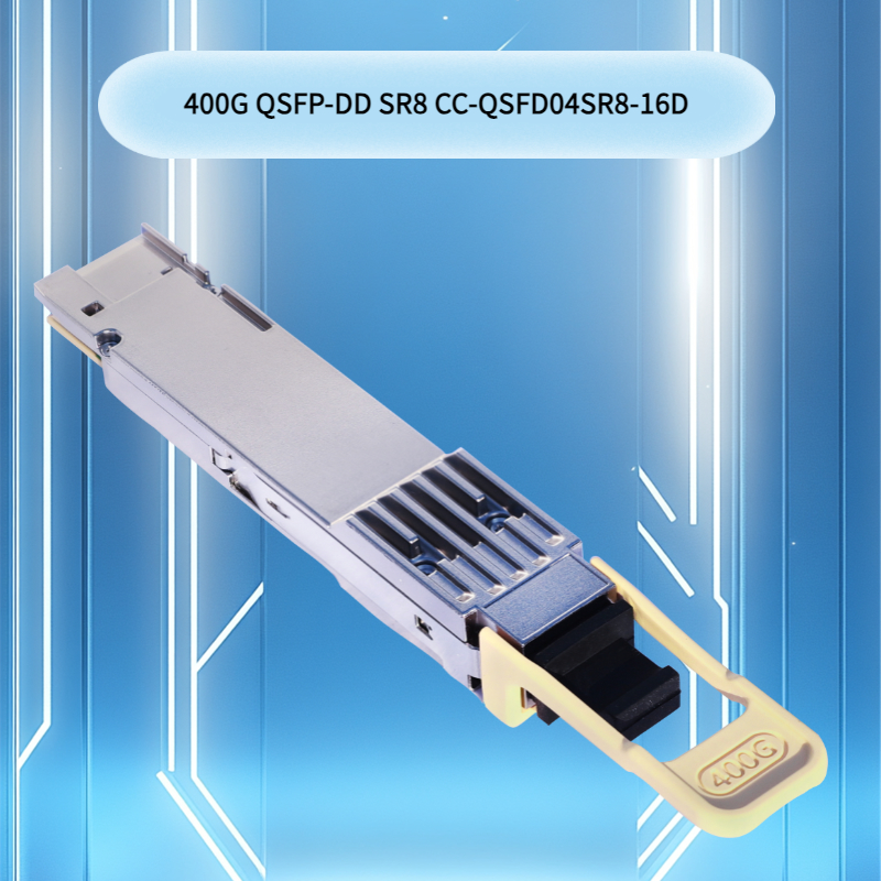 Veri Merkezleri için Yüksek Hızlı 400g Qsfp-Dd Sr8 Optik Alıcı Modülü 400g Qsfp-Dd Sr8 Optik Alıcı