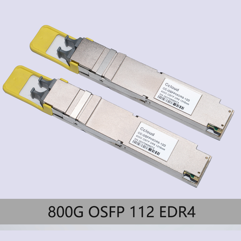 Veri Merkezi için Yüksek Hızlı 800G OSFP 112 EDR4 CC-OSFP08EDR8-12D Alıcı Modülü