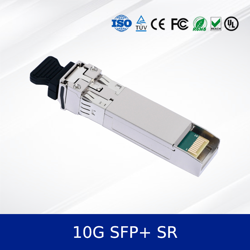 Optik Alıcı-Verici Modülü Ethernet 10GB/S 850nm 300m SFP+ 10G-SR Ticari Sınıf