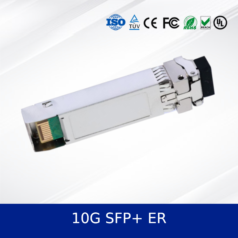 Veri merkezi Ethernet için optik alıcı modülü 10G SFP + ER Yüksek Performans, Düşük Güç, Güvenilir