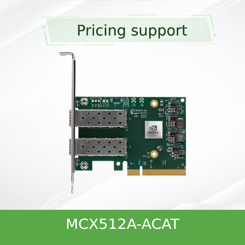 MCX512A-ACAT Mellanox ConnectX-5 EN Ağ Arayüz Kartı 10/25GbE Çift Port SFP28