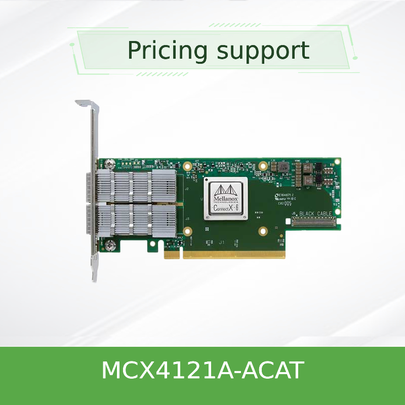 Mellanox ConnectX-4 Lx EN 25GbE Çift Bağlantı Noktalı SFP28 PCIe3.0 X8 Ağ Arabirim Kartı MCX4121A-ACAT