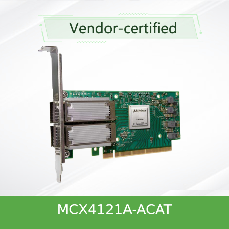 MCX4121A-ACAT ConnectX®-4 Lx EN Nic Ağ Arayüz Kartı 25GbE Çift Portlu SFP28