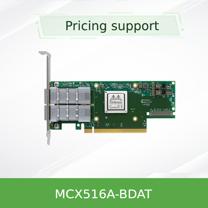 ConnectX-5 Ex EN Mellanox Ağ Adaptörü Kartı MCX516A-BDAT 40GbE 2x Bağlantı Noktası QSFP28 4.0 X16