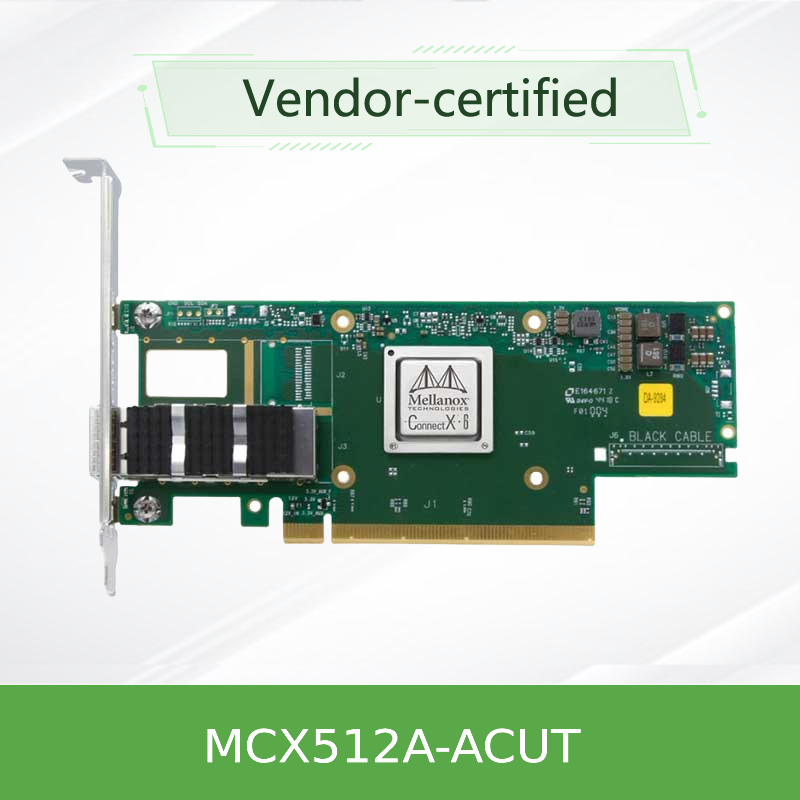 SFP28 10GbE/25GbE Mellanox Ağ Kartı X8 PCIE Ethernet Kartı MCX512A-ACUT