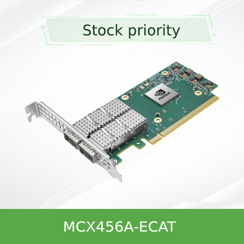 Yeni Orijinal Nvidia MCX456A-Ecat Connectx-4 Infiniband/Ethernet Adaptör Kartı