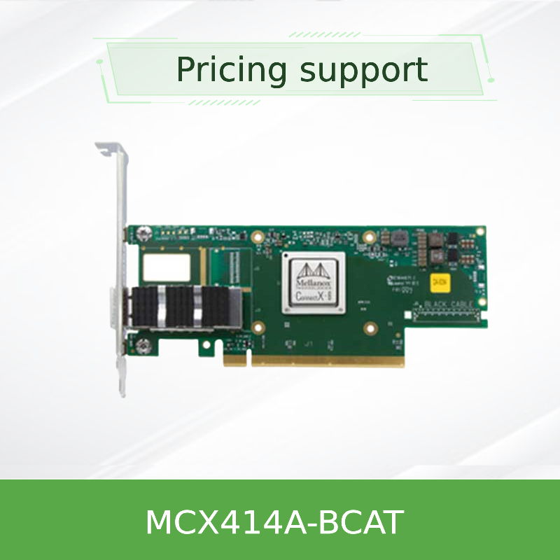 Nvidia 900-9X426-0054-Sq0 MCX414A-Bcat Connectx-4 En Ağ Arayüzü Kartı, 40/56gbe Çift Portlu Qsfp28, Pcie3.0 X8, Yüksek Bracket