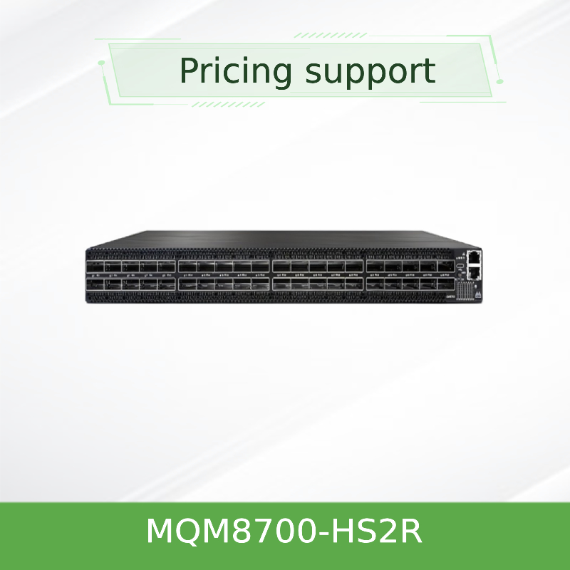 920-9b110-00rh-0m0 Mellanox MQM8700-HS2R(920-9B110-00RH-0M0) Quantum Hdr Infiniband ağ Anahtarı 40 Qsfp56 Portu İletim Hızı 10/100/1000Mbps