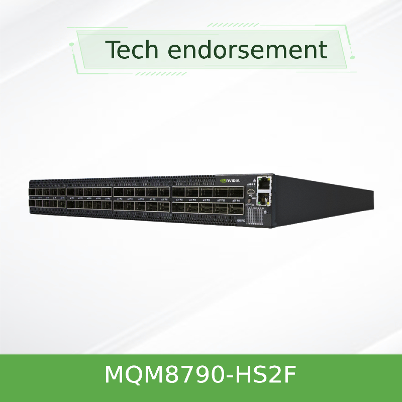 MQM8790-HS2F Mellanox Ağ Anahtarı 40 Bağlantı Noktalı Engellemesiz Yönetilen HDR 200 Gb/Sn