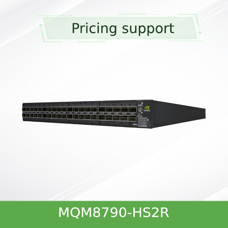 Geliştirilmiş Ağ Performansı Mellanox anahtarı MQM8790-HS2R(920-9B110-00RH-0D0) Quantum Hdr Infiniband Anahtarı 40 Qsfp56 Port Nvidia
