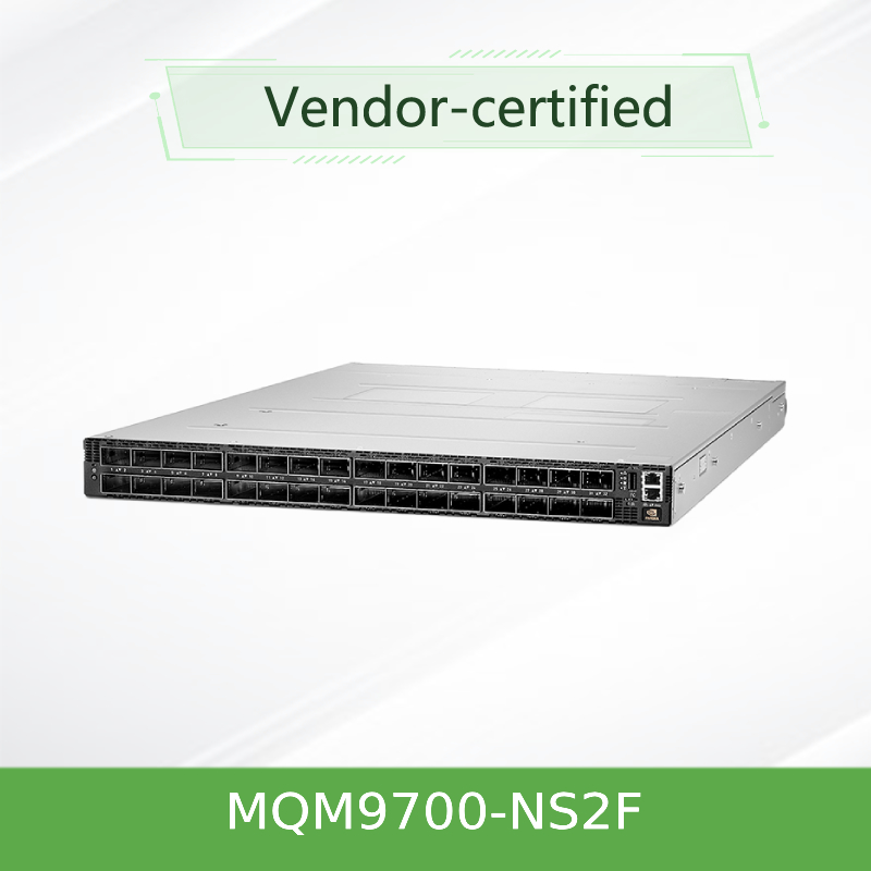 MQM9700-NS2F ((920-9B210-00FN-0M0) Mellanox Infiniband ağı Switch Quantum 2 NDR tabanlı