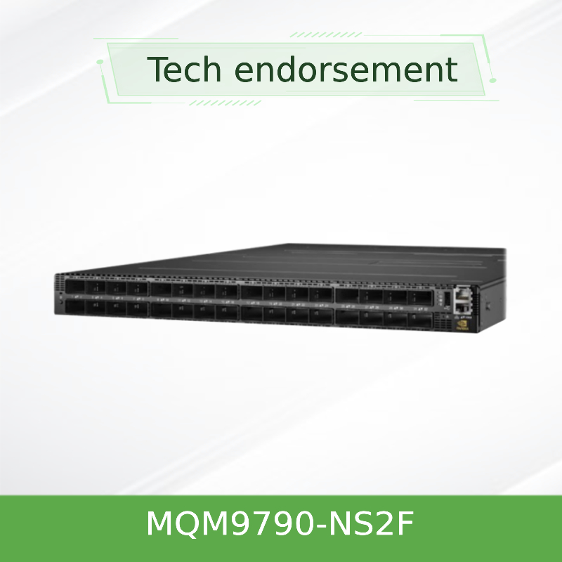 Mellanox ağ anahtarı MQM9790-NS2F (920-9B210-00FN-0D0) Quantum-2 NDR 64 X 400Gb/S Port 32 OSFP Kafes Yönetilmeyen Güç-Konektöre P2C