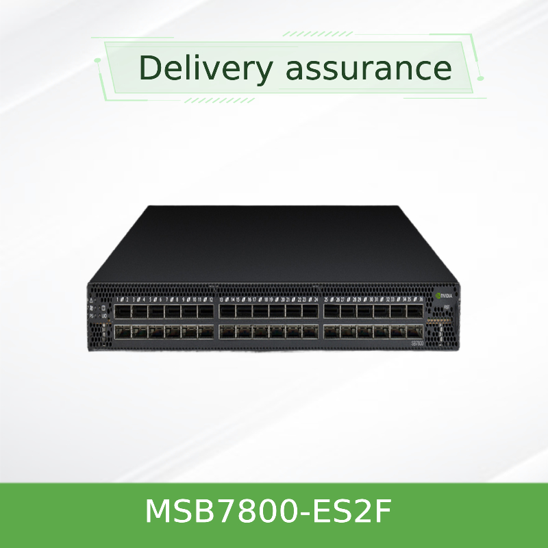Mellanox MSB7800-ES2F InfiniBand EDR 100Gb/S Değiştirme Sistemi 36 QSFP28 Port 1U