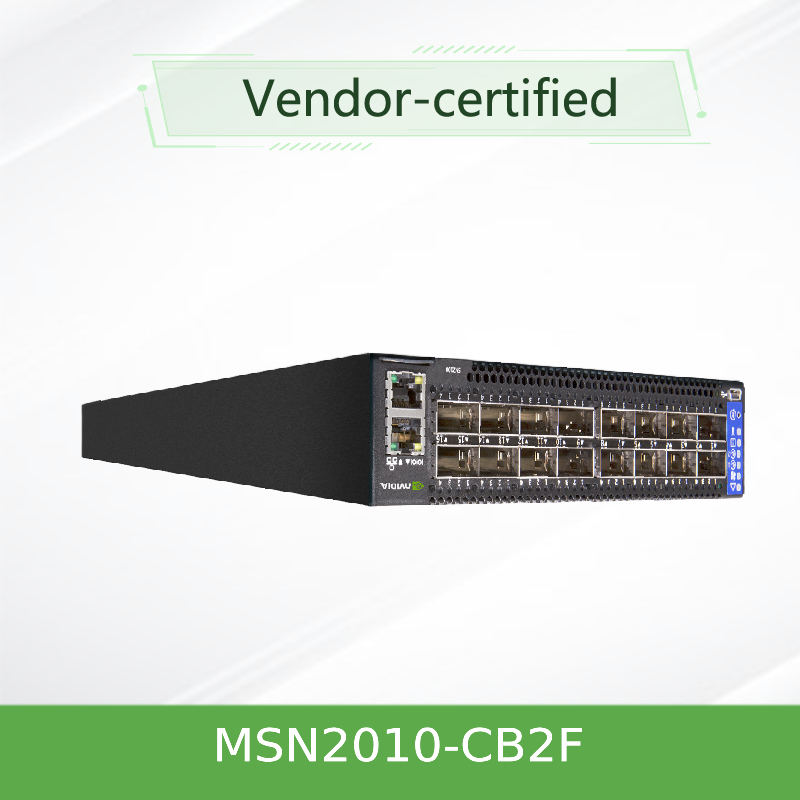 MSN2010-CB2F Spektrum Ethernet Anahtarı 25GbE / 100GbE 1U Açık