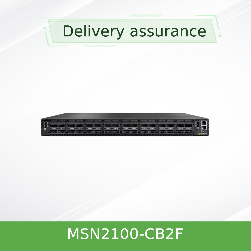 2 Çekirdekli Kısa Derinlikli Mellanox SN2000 Anahtar MSN2100-CB2F 100GbE 1U 16 QSFP28 Bağlantı Noktaları 2 AC PSU'lar X86