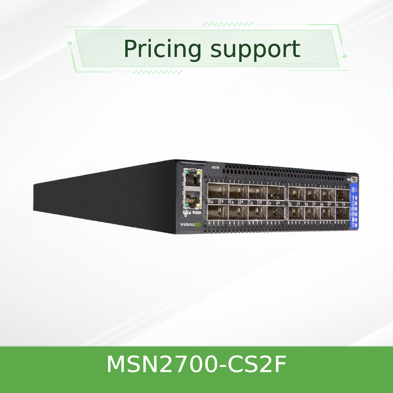 MSN2700-CS2F Mellanox Ağ Anahtarı Spektrum Tabanlı 25GbE/100GbE 1U Açık Ethernet Anahtarı