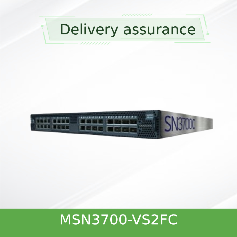 2 AC PSU Mellanox Açık Ağ Anahtarı Cumulus Linux Anahtarı MSN3700-VS2FC 200GbE 1U