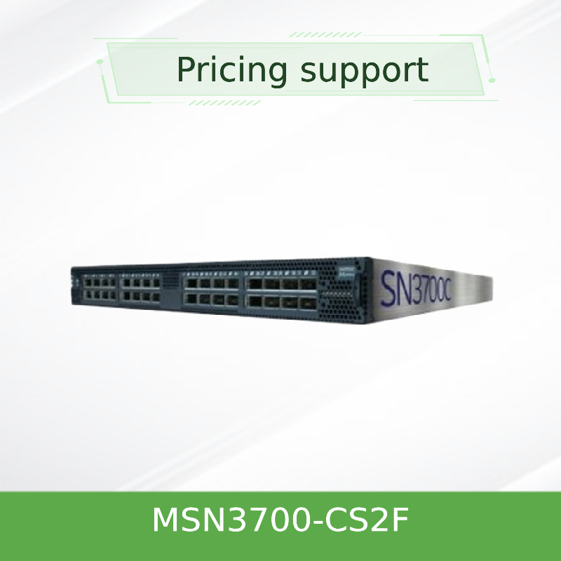Onyx 32 QSFP28 Bağlantı Noktalı MSN3700-CS2F Spektrum-2 Tabanlı 100 GbE 1U Açık mellanox ağ Anahtarı