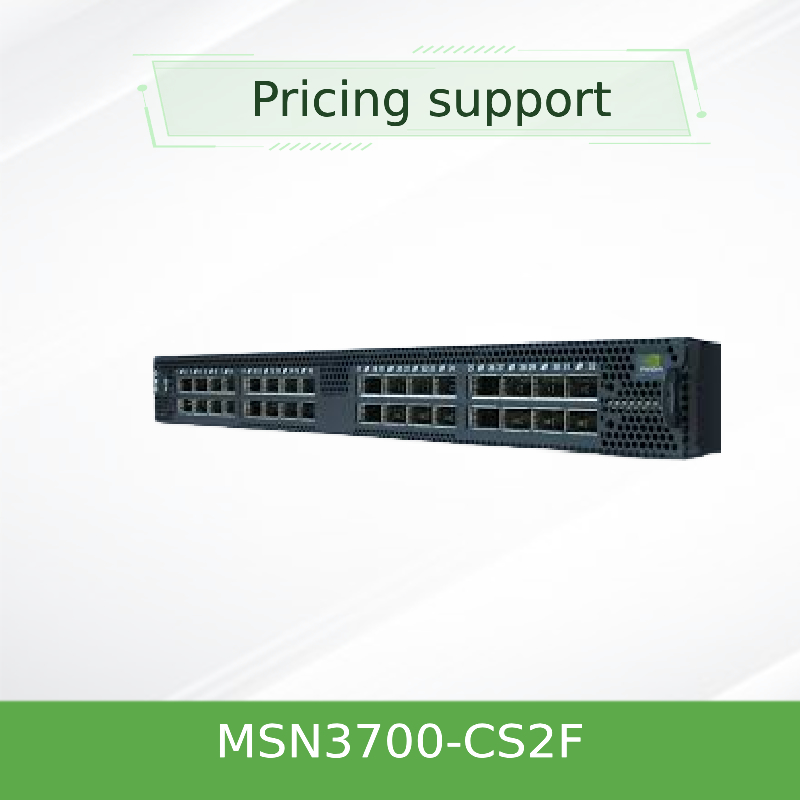 MSN3700-CS2F Mellanox Ağ Anahtarı Sarf Malzemeleri (AC) Standart Derinlik X86 CPU P2C Hava Akışı Ray Kiti