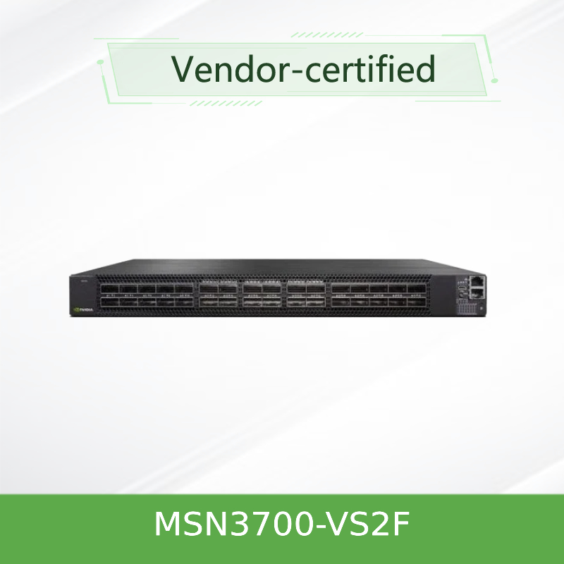 MSN3700-VS2F 200GbE Mellanox Ağ Anahtarı SN3000 1U Raf Montajı