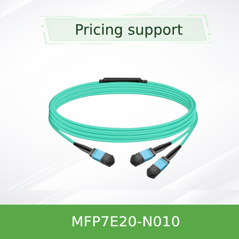 Nvidia Mfp7e20-Nxxx Optik Multimode Splitter Fiber Kablo Mfp7e20-N010 Mmf, MPO12 APC'den 2xmpo12 APC'ye