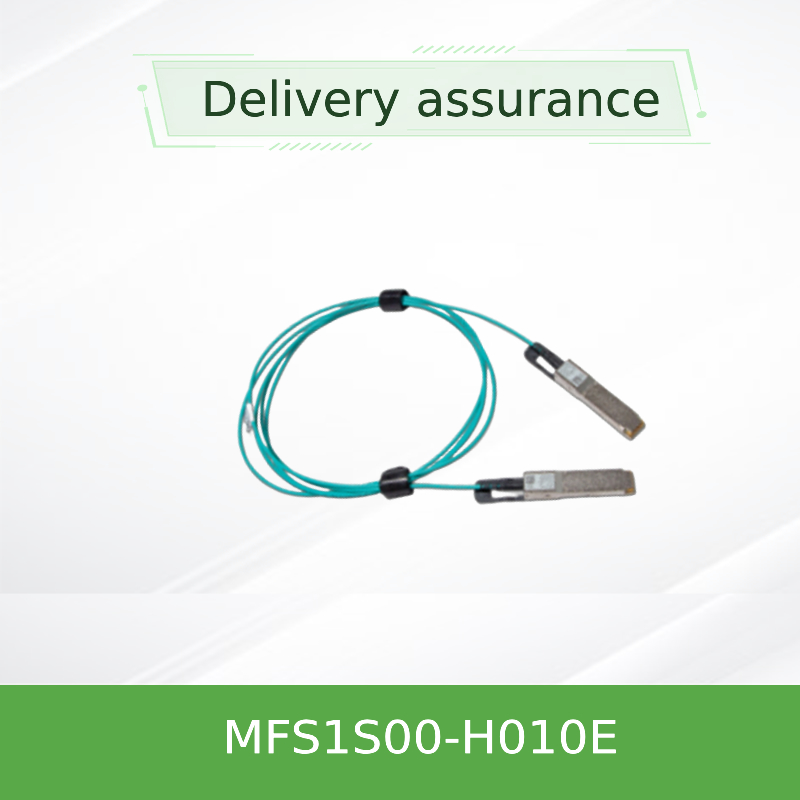 Nvidia Mfs1s00-Hxxxv 200GB/S Qsfp56 Mmf Aoc Mfs1s00-H010e Aktif Optik Kablo, 200gbps'ye kadar, Qsfp56'dan Qsfp56'ya kadar